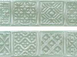 Настенный декор COMP.RODIA TURQUOISE  (комплект 2 плитки) 15x30 от Cifre Ceramica (Испания)