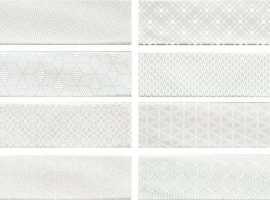 Настенная плитка DECOR OPAL WHITE (8 видов) 7.5x30 от Cifre Ceramica (Испания)