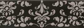 Настенный декор DECOR COQUET BLACK 7.5x30 от Cifre Ceramica (Испания)
