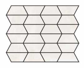Мозаика CROSSROAD CHALK MOS. GEM WHITE 30x34 от ABK Ceramiche (Италия)