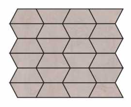 Мозаика CROSSROAD CHALK MOS. GEM SAND 30x34 от ABK Ceramiche (Италия)