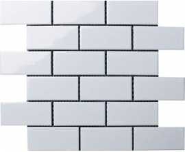 Мозаика Brick White Glossy (A1001G) 28.8x29.4 от StarMosaic (Китай)