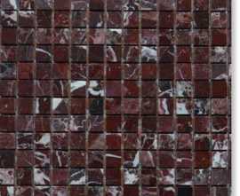 Мозаика Marble Rosso Levanto (1.5x1.5) 30.5x30.5 от Art&Natura (Италия)