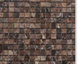 Мозаика Marble Dark Imperador (1.5x1.5) 30.5x30.5 от Art&Natura (Италия)