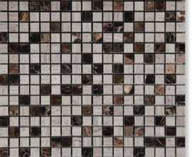 Мозаика мрамор MIX M022-M031G-15P 30.5x30.5 от Natural Mosaic (Китай)