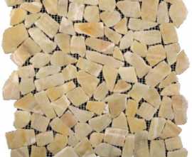 Мозаика мрамор Paladium 7M073-ML (Onyx Yellow) 30.5x30.5 от Natural Mosaic (Китай)