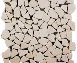 Мозаика мрамор Paladium 7M030-ML (Crema Marfil Extra) 30.5x30.5 от Natural Mosaic (Китай)