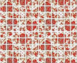 Декор мозаичный DT20 Мотив красный 29.8x29.8 от Kerama Marazzi (Россия)