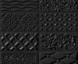 Декор Raspail Negro 10x20 от Vives Ceramica (Испания)