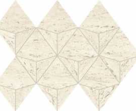 Мозаика Marvel Travertine White Mosaico Origami (AF9J) 28x41 от Atlas Concorde (Италия)