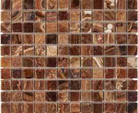 Мозаика PIX206 из оникса (23x23) 30.5x30.5 от Pixmosaic (Китай)