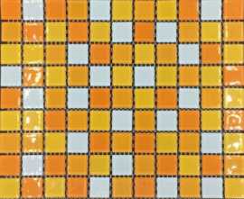 Мозаика PIX010 из стекла (25x25) 30x30 от Pixmosaic (Китай)